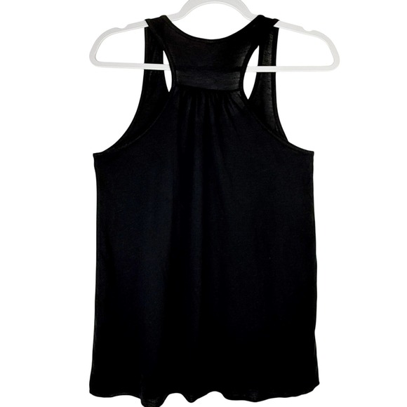 Black Racerback Tank Top IMOMSOHARD Graphic Print Women's Casual Apparel - Picture 2 of 5